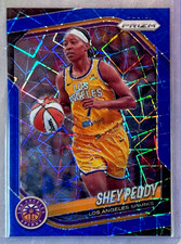 Shey Peddy 2025 Panini Prizm WNBA Blue Velocity Prizm-#136 Los Angeles Sparks