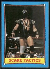 1987 Topps WWF Ringside Action #64 Scare Tactics - Demolition