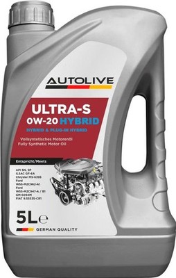AUTOLIVE MOTORÖL 0W-20 HYBRID ULTRA-S API SN SP ILSAC GF-6A  SYNTHETISCH 5L