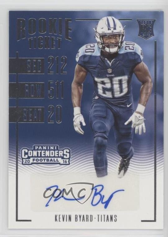 2016 Panini Contenders Rookie Ticket Kevin Byard #155 Auto 09q5