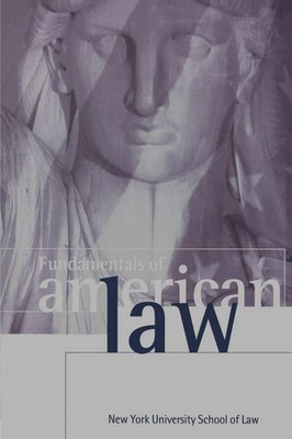 Fundamentals of American Law Alan B. Morrison Taschenbuch Englisch 1996