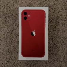 BOX ONLY Apple iPhone 11 Red 64GB A2111 MWMF3LL