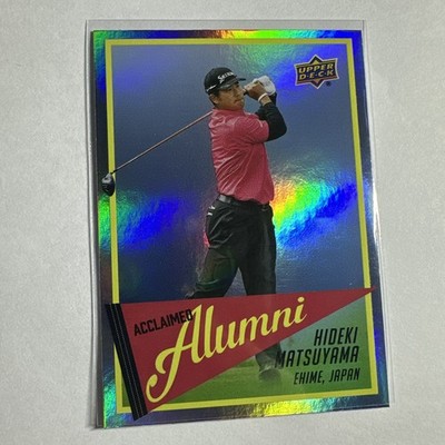2026 Upper Deck Golf Hideki Matsuyama Acclaimed Alumni  A7