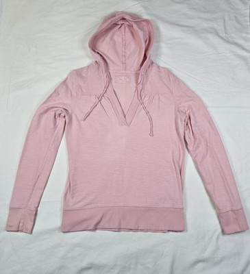 SO Wear It. Declare It. Women's Pink V-Neck Long-Sleeve Hoodie - Size Large 