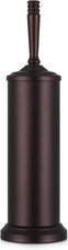 Bronze Toilet Brush and Holder Set, Stainless Steel Toilet Brush
