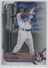 2022 Bowman Chrome Prospects Refractor 135/499 Jorbit Vivas #BCP-24 09an