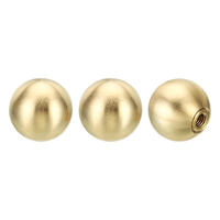 25Mm Kugel Lampen Finials Kappen Knopf, 3Er Set Massiv Messing Lampenschirm Top