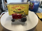Matchbox Lesney Regular Wheels #4-B Farm Tractor- no fenders, GRAY WHEELS, boxed