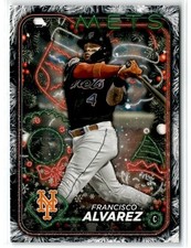 2024 Topps Holiday Silver Rookie Francisco Alvarez Mets
