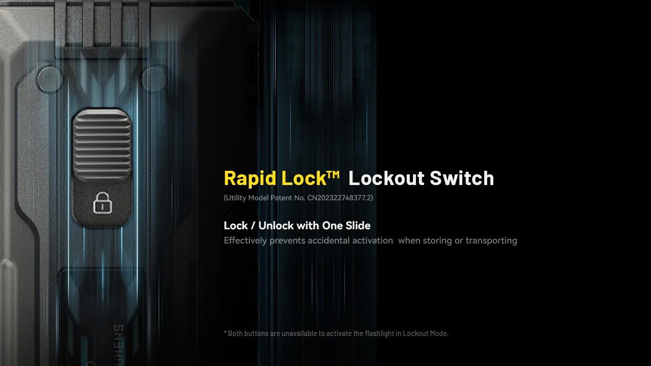 Nitecore EDC37 8000 Lumens USB-C Rechargeable Flat EDC Flashlight Torch