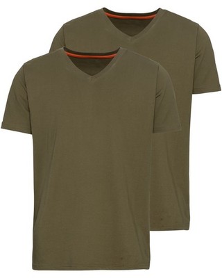 Parforce Essential Doppelpack T-Shirts V-Neck Kurzarm T-Shirts Herren NEU