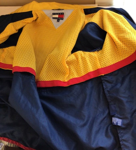 Vintage Tommy Hilfiger Size Medium Windbreaker Jacket Navy Spellout 90’s Y2K by Tommy Hilfiger, Size M, $40 - Photo 11