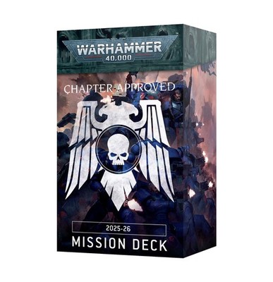 Warhammer 40k Chapter Approved: Mission Deck Cards 2025-26 New