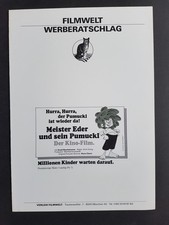 Werberatschlag : MEISTER EDER UND SEIN PUMUCKL (1982) Gustl Bayrhammer