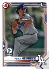 2021 Bowman Draft 1st Edition #BD146 Peter Heubeck - BB