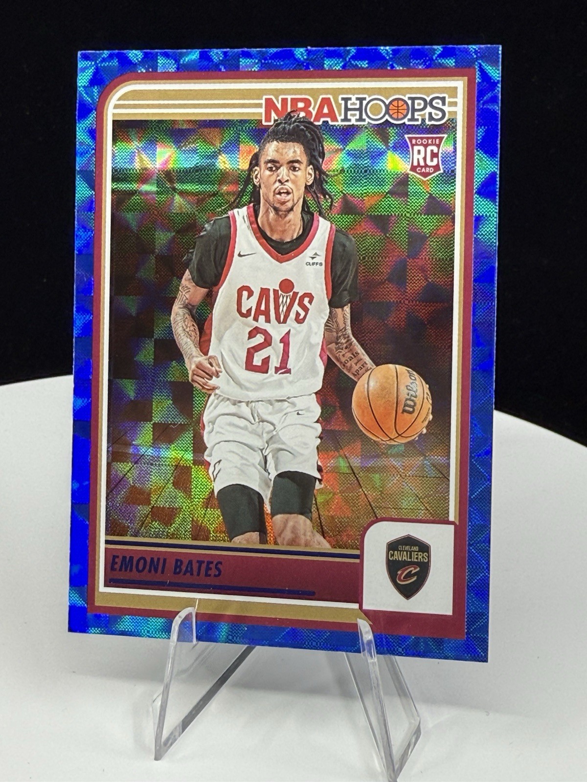 2023-24 Hoops #266 Emoni Bates Hyper Blue Asia RC