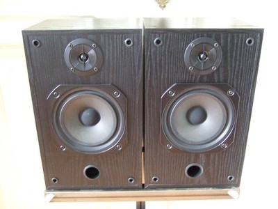 B & W Bowers und Wilkens 201i Regal Lautsprecher einwandfreie Funktion