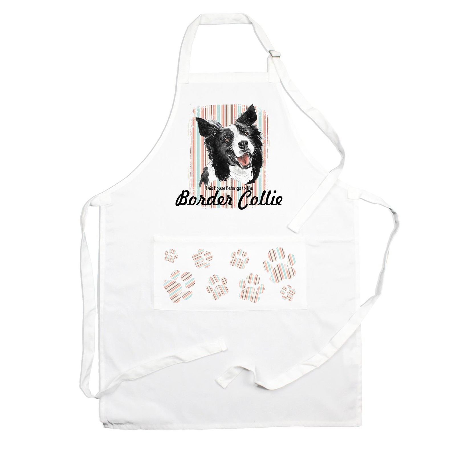 Border Collie Apron - Novelty Kitchen Gift for Dog Lovers