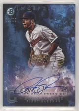 2016 Bowman Inception Prospect Auto Blue 32/99 Bobby Bradley #PA-BBR Auto 4l3