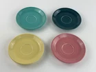 Fiestaware Homer Laughlin Set Of Four 4 Saucers Various Colors