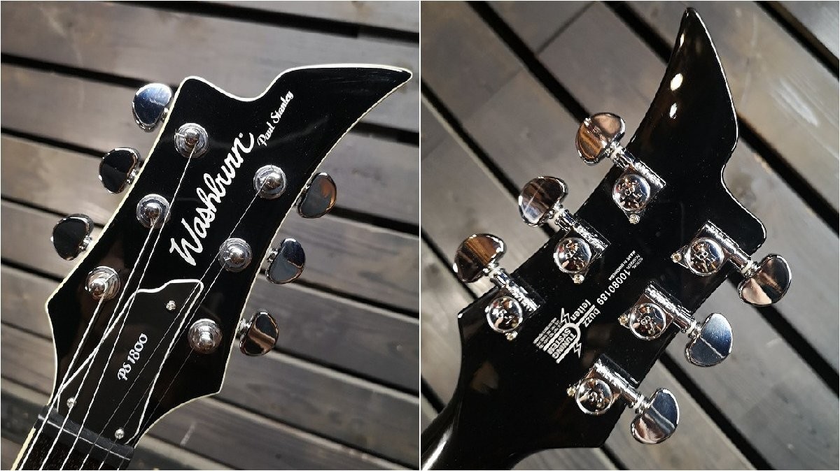 Electric Guitar Washburn PS-1800 Kiss Paul Stanley Black | eBay