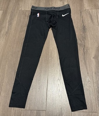 Nike Pro NBA Men's Full Length Compression Leggings Black CI0463-010 Large NEW