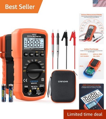 All-in-One MS8233D Multimeter Kit - Includes  Leads & Batteries for Easy Use