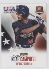 2014 Panini USA Baseball Box Set 15U National Team Noah Campbell #58 5fu