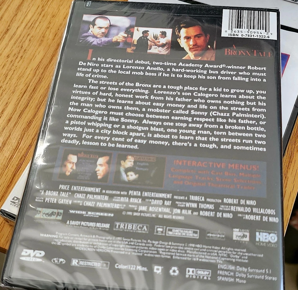 A Bronx Tale & The Wanderers –get Both For The Price Of 1 Rare NEW DVds - Image 3 of 3