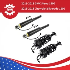 4x Front + Rear Shock Strut Assys w/Magneride For GMC Sierra 1500 2015-2018