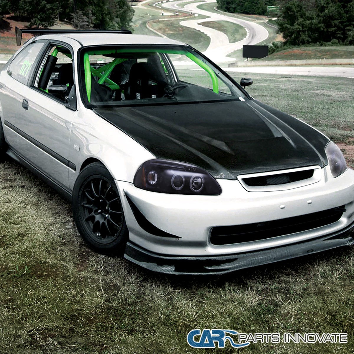 Sell 92-95 Civic 3dr Projector Headlights + Altezza Style Tail Lights Fog Lights I905401