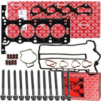 Elring ZYLINDERKOPFDICHTUNG-SATZ + Schrauben FüR 1.2 16V Opel Astra G Corsa B