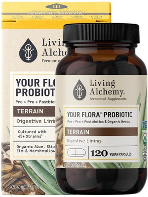 Living Alchemy Your Flora Probiotics Terrain: Gut Lining 60 capsules