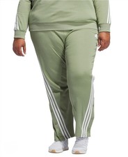  60 adidas Women Plus Size Three-Stripe Snap-Hem Track Pants