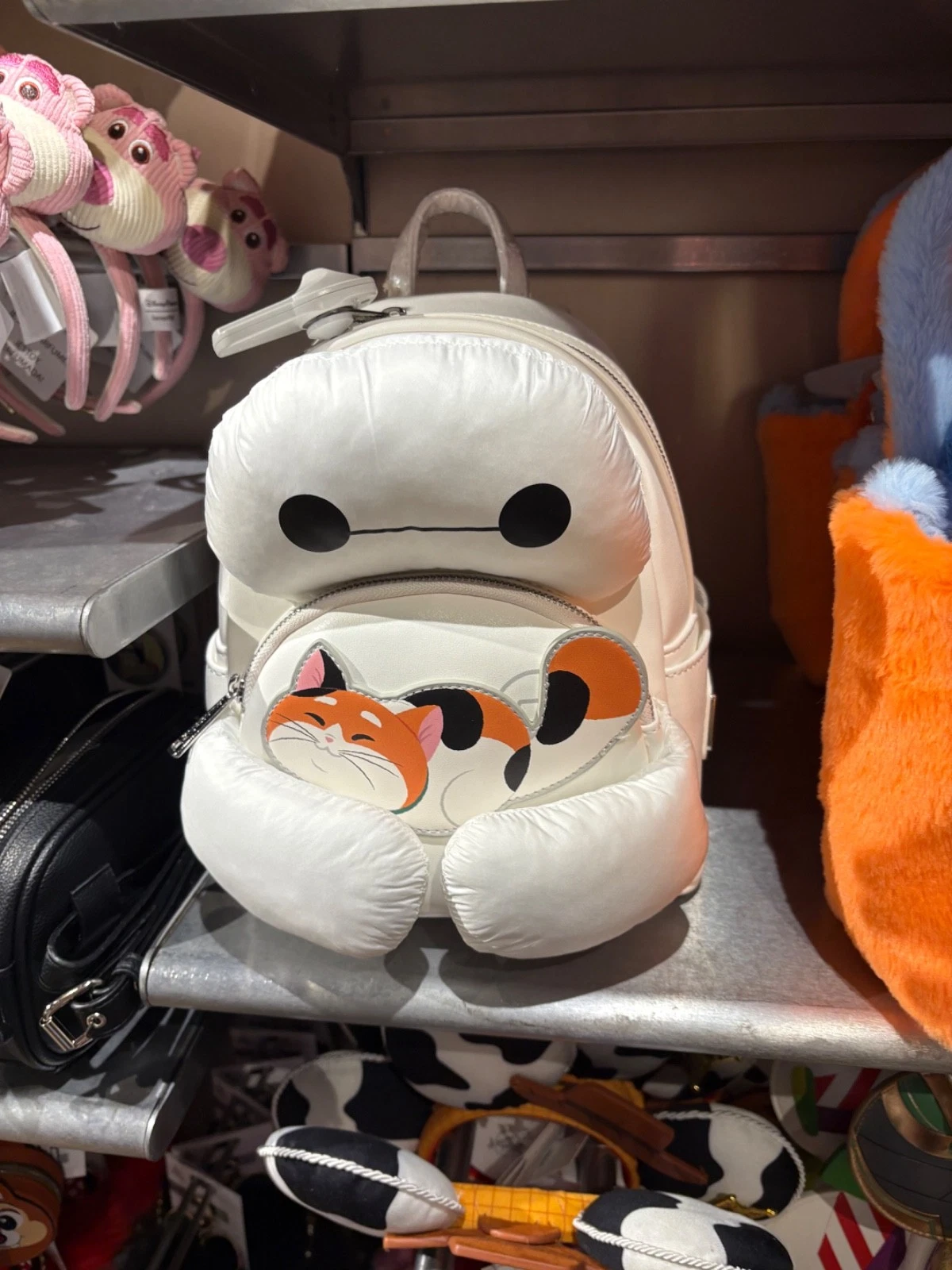 Disney Parks Baymax and Mochi Loungefly Mini Backpack from Big Hero 6