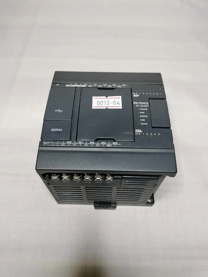 Keyence KV-N14DT KVN14DT CPU Module 24VDC Programmable Logic Controller - Image 3 of 4