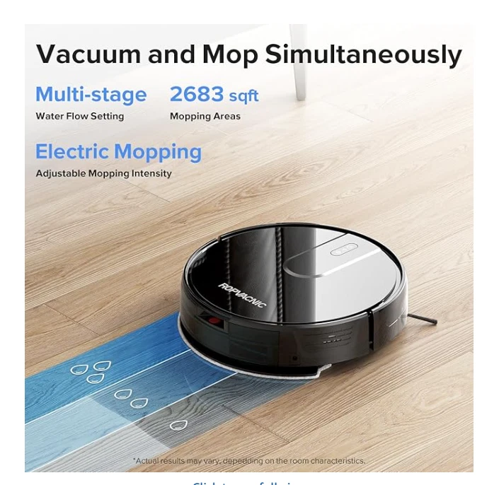 ROPVACNIC Robot Vacuum Cleaner - Image 2 of 3