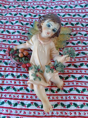 7'' Christmas Cherub Angel Fontaninii  Ornament 1989