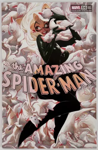Amazing Spider-Man #56 Black Cat Exclusive Trade Variant Alexander Lozano 2024