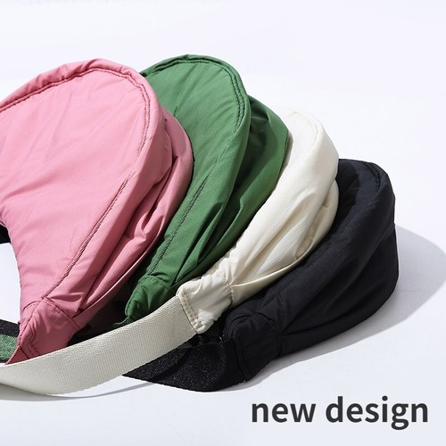 Einfarbige tragbare Damen-Schultertasche einfache fimale Nylon Umhängetasche - Bild 17 von 27