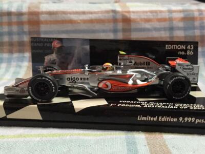 ミニチャンプス 1/43 マクラーレンMP4-22 ハミルトン デビュー戦仕様 ミニチャンプス 1/43 マクラーレンMP4-22 ハミルトン デビュー戦