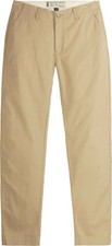 Mens Stretch Chino Pants 32 inch Picture Organic Feodor Brown Medium RRP £75