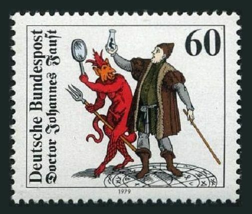 Germany 1304,MNH.Michel 1030. Doctor Johannes Faust.Mephistophel