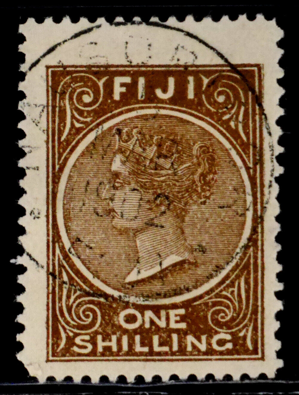 FIJI, BRITISH: 1881 19TH CENTURY CLASSIC ERA STAMP SCOTT #44 SOU