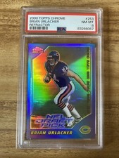 2000 Topps Chrome #253 Brian Urlacher Refractor #/150 PSA 8 NM-MT
