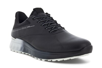 Ecco Golf S-Three Herrengolfschuh Black Concrete Black div. Größen