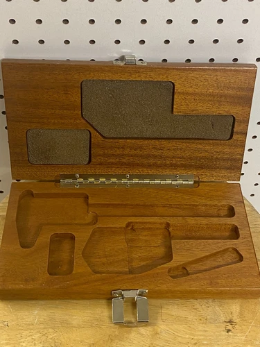 Mitutoyo Mahogany Case for Digimatic Caliper & Micrometer Sets - CASE ONLY