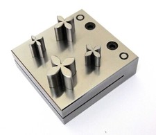 4 Petal Flower Shaped Disc Cutter 4 Sizes Make Your Own Blanks Exclusive Design