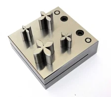 4 Petal Flower Shaped Disc Cutter 4 Sizes Make Your Own Blanks Exclusive Design 