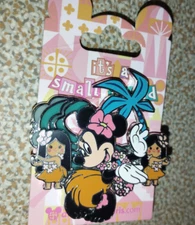 Minnie and Hula Dancer Small World Attraction Series Disney Paris Dlp 2023 Pin